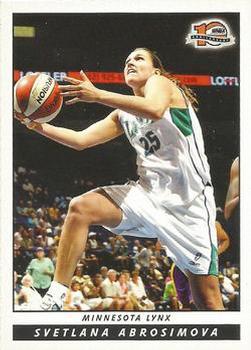 2006 Rittenhouse WNBA #47 Svetlana Abrosimova Front