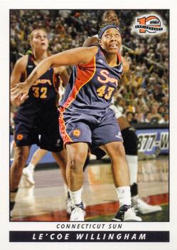 2006 Rittenhouse WNBA #52 Le'coe Willingham Front