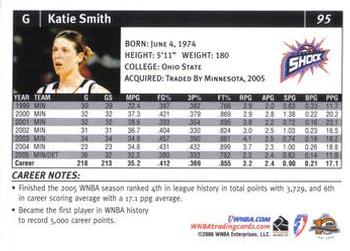 2006 Rittenhouse WNBA #95 Katie Smith Back