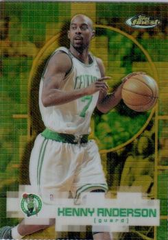 2000-01 Finest - Gold Refractors #20 Kenny Anderson Front