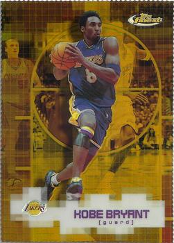 2000-01 Finest - Gold Refractors #8 Kobe Bryant Front