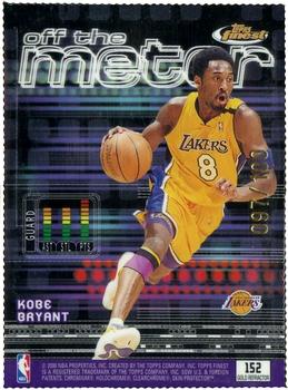 2000-01 Finest - Gold Refractors #152 Vince Carter / Kobe Bryant Back