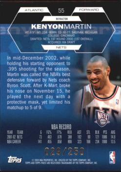 2002-03 Finest - Refractors #55 Kenyon Martin Back