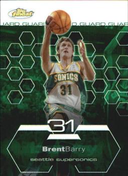 2002-03 Finest - Refractors #70 Brent Barry Front