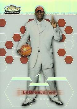 2002-03 Finest - Refractors #178 LeBron James Front