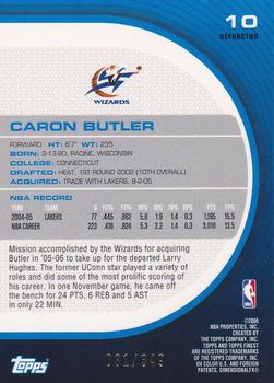 2005-06 Finest - Refractors #10 Caron Butler Back
