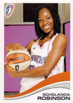 2007 Rittenhouse WNBA #78 Scholanda Robinson Front