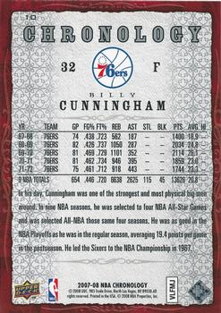 2007-08 Upper Deck Chronology #10 Billy Cunningham Back