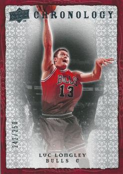 2007-08 Upper Deck Chronology #64 Luc Longley Front