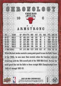 2007-08 Upper Deck Chronology #3 B.J. Armstrong Back