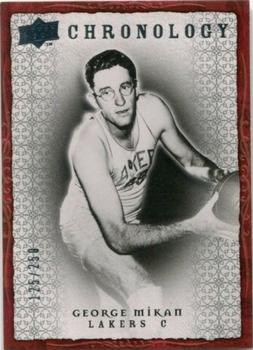 2007-08 Upper Deck Chronology #35 George Mikan Front