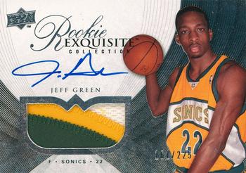 2007-08 Upper Deck Exquisite Collection #78 Jeff Green Front