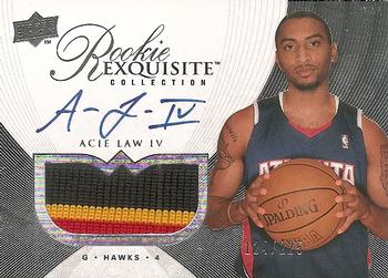 2007-08 Upper Deck Exquisite Collection #81 Acie Law IV Front