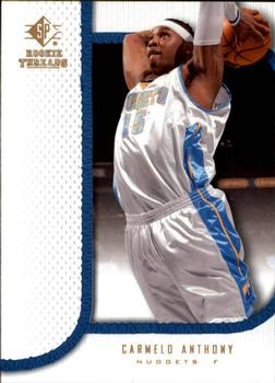 2007-08 SP Rookie Threads #8 Carmelo Anthony Front