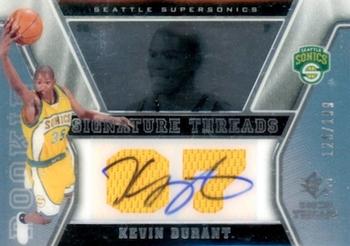 2007-08 SP Rookie Threads #49 Kevin Durant Front