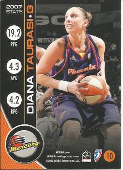 2008 Rittenhouse WNBA #10 Diana Taurasi Back