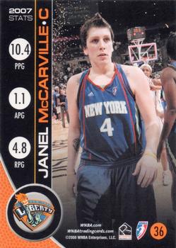 2008 Rittenhouse WNBA #36 Janel McCarville Back