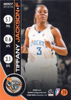 2008 Rittenhouse WNBA #39 Tiffany Jackson Back