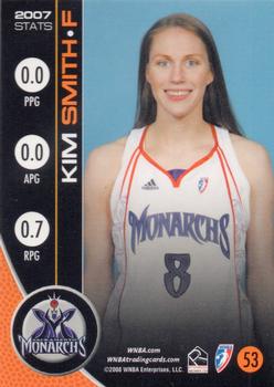 2008 Rittenhouse WNBA #53 Kim Smith Back