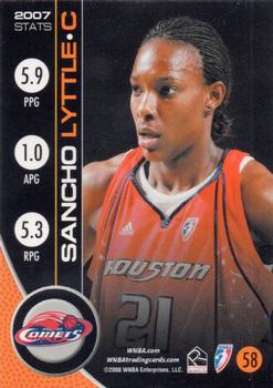 2008 Rittenhouse WNBA #58 Sancho Lyttle Back