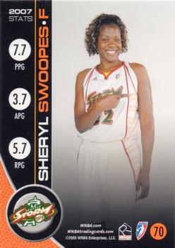 2008 Rittenhouse WNBA #70 Sheryl Swoopes Back