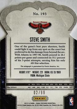 2013-14 Panini Preferred #193 Steve Smith Back