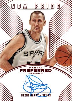 2013-14 Panini Preferred #492 Brent Barry Front