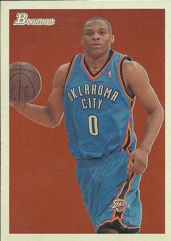 2009-10 Bowman 48 #55 Russell Westbrook Front