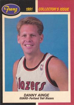 1990-91 Fleer Franz Portland Trail Blazers #10 Danny Ainge Front