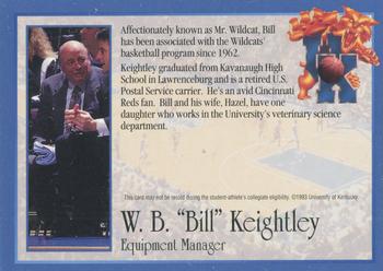1993-94 Kentucky Wildcats #NNO Bill Keightley Back
