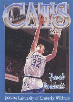 1993-94 Kentucky Wildcats #NNO Jared Prickett Front