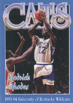 1993-94 Kentucky Wildcats #NNO Rodrick Rhodes Front