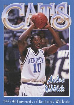 1993-94 Kentucky Wildcats #NNO Andre Riddick Front