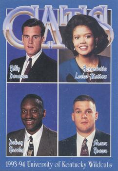 1993-94 Kentucky Wildcats #NNO Billy Donovan / Bernadette Locke-Mattox / Delray Brooks / Shaun Brown Front