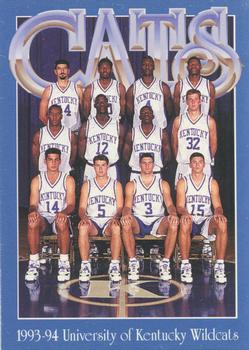 1993-94 Kentucky Wildcats #NNO Team Photo Card Front