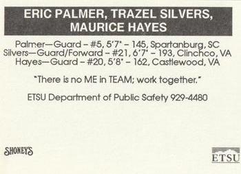 1990-91 East Tennessee State Buccaneers Police #NNO Buccaneer Trio Back