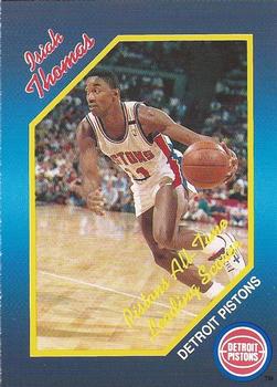 1991-92 Unocal Detroit Pistons #NNO Isiah Thomas Front