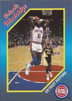 1991-92 Unocal Detroit Pistons #NNO Orlando Woolridge Front