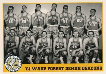 1992 ACC Tournament Champs #8 '61 Wake Forest Demon Deacons Front