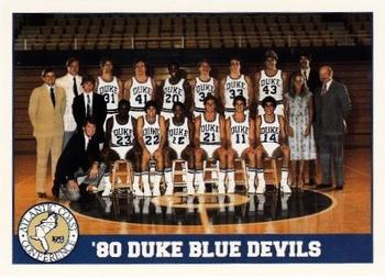1992 ACC Tournament Champs #27 '80 Duke Blue Devils Front