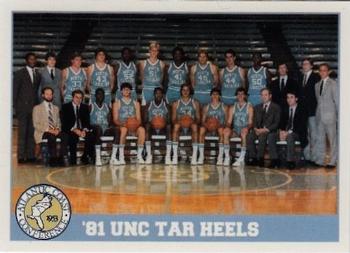 1992 ACC Tournament Champs #28 '81 UNC Tar Heels Front