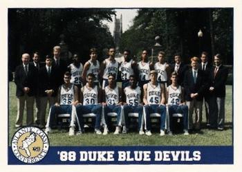 1992 ACC Tournament Champs #35 '88 Duke Blue Devils Front