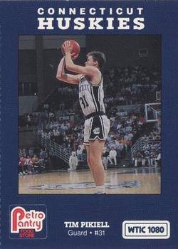1990-91 Connecticut Huskies #NNO Tim Pikiell  Front