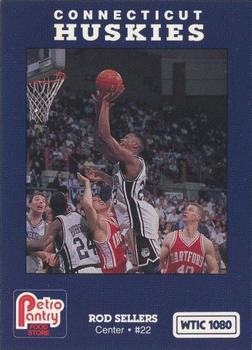 1990-91 Connecticut Huskies #NNO Rod Sellers  Front