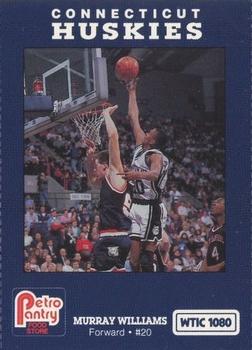 1990-91 Connecticut Huskies #NNO Murray Williams Front