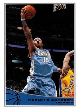 2009-10 Topps #62 Carmelo Anthony Front