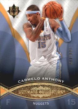 2008-09 Upper Deck Ultimate Collection #3 Carmelo Anthony Front