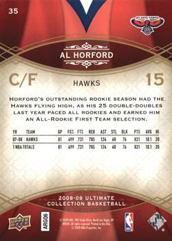 2008-09 Upper Deck Ultimate Collection #35 Al Horford Back