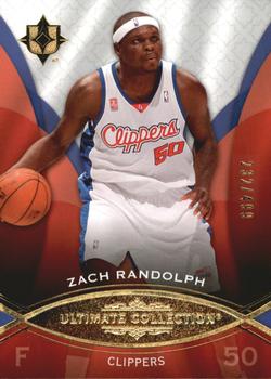 2008-09 Upper Deck Ultimate Collection #66 Zach Randolph Front