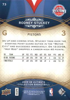 2008-09 Upper Deck Ultimate Collection #73 Rodney Stuckey Back